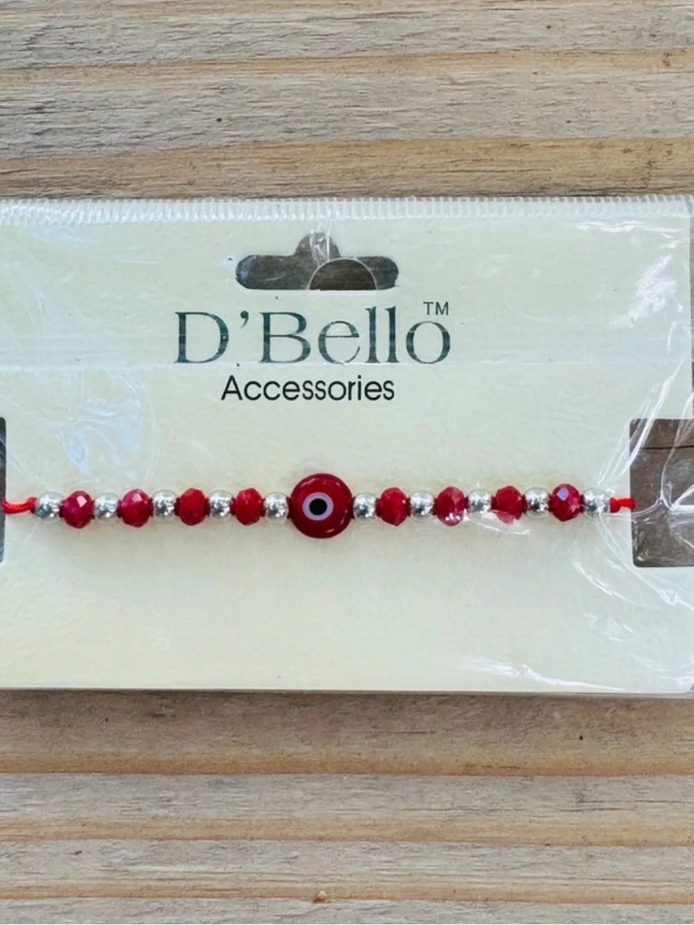 Red Evil Eye Adjustable Bracelet Crystal Beads Boho Protection Jewelry